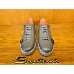 SNEAKERS DOUBLE BOUCLE GRIS...