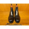 BOTTINE BROGUE CHELSEA CUIR NOIR 17855-N01