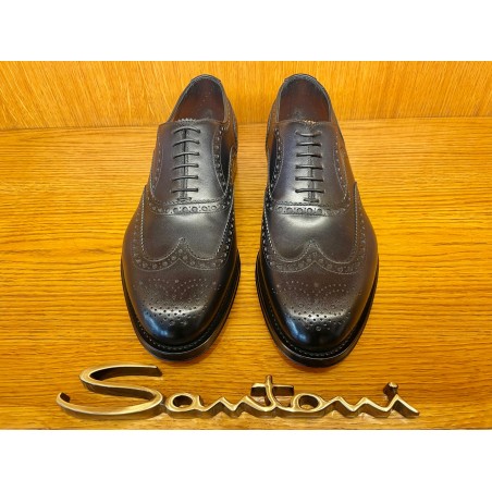 RICHELIEU BROGUE CUIR BLEU GOODYEAR 17836-U59