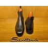 BOTTINE CHELSEA EN CUIR GRAINE PATINE MARRON SEMELLE CUIR GOMME 18187-T50