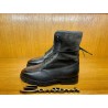 BOTTINE A LACETS EN CUIR GRAINE  PATINE GRIS COUSU GOODYEAR BOUT ROND 18186-G27