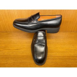 MOCASSIN EASY EN CUIR NOIR