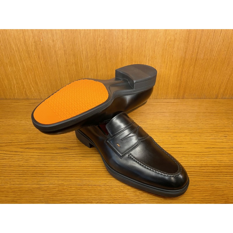 MOCASSIN EASY EN CUIR NOIR