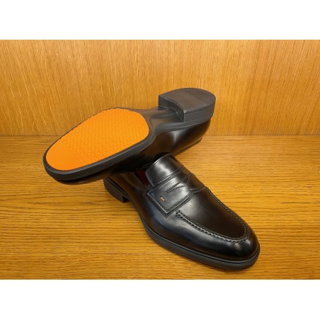 MOCASSIN EASY EN CUIR NOIR