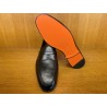 MOCASSIN CARLO EN CUIR NOIR SEMELLE GOODYEAR FLEXIBLE 18837-N01