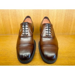 CHAUSSURE A LACET EASY EN CUIR MARRON 18957-T50
