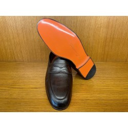 MOCASSIN CARLO EN CUIR MARRON SEMELLE GOODYEAR FLEXIBLE 18837-S50