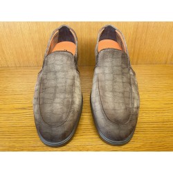 MOCASSIN EN DAIM MARRON 18829-M21