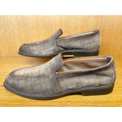 MOCASSIN EN DAIM MARRON 18829-M21