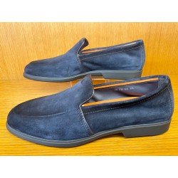 MOCASSIN EN DAIM BLEU MARINE 18829-U60