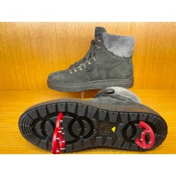 BOTTINES MONTAGNE DOUBLEES LAINE AVEC OC SYSTEM TIPPER 1871004-NOIR