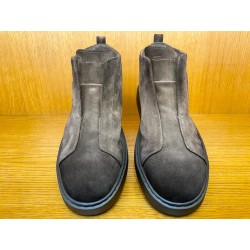 SNEAKER A ENFILER EN DAIM MARRON 22105-T50