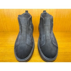 SNEAKER A ENFILER EN DAIM BLEU 22105-U60