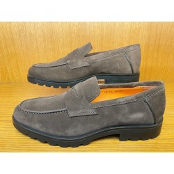 MOCASSIN PENNY EN DAIM MARRON 18610-T50