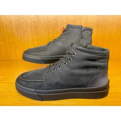 SNEAKER HAUTE A FOURRURE ZIPPEE PLATEAU MOCASSIN 22098-N01