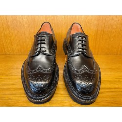 DERBY AVEC PERFORATIONS BROGUE EN CUIR NOIR 15761-N01