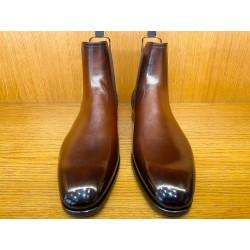 BOTTINE CHELSEA EN CUIR MARRON 19113-T50