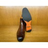BOTTINE CHELSEA EN CUIR MARRON 19113-T50