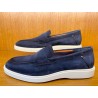MOCASSIN PENNY EN DAIM BLEU 19051U60