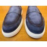 MOCASSIN PENNY EN DAIM BLEU 19051U60